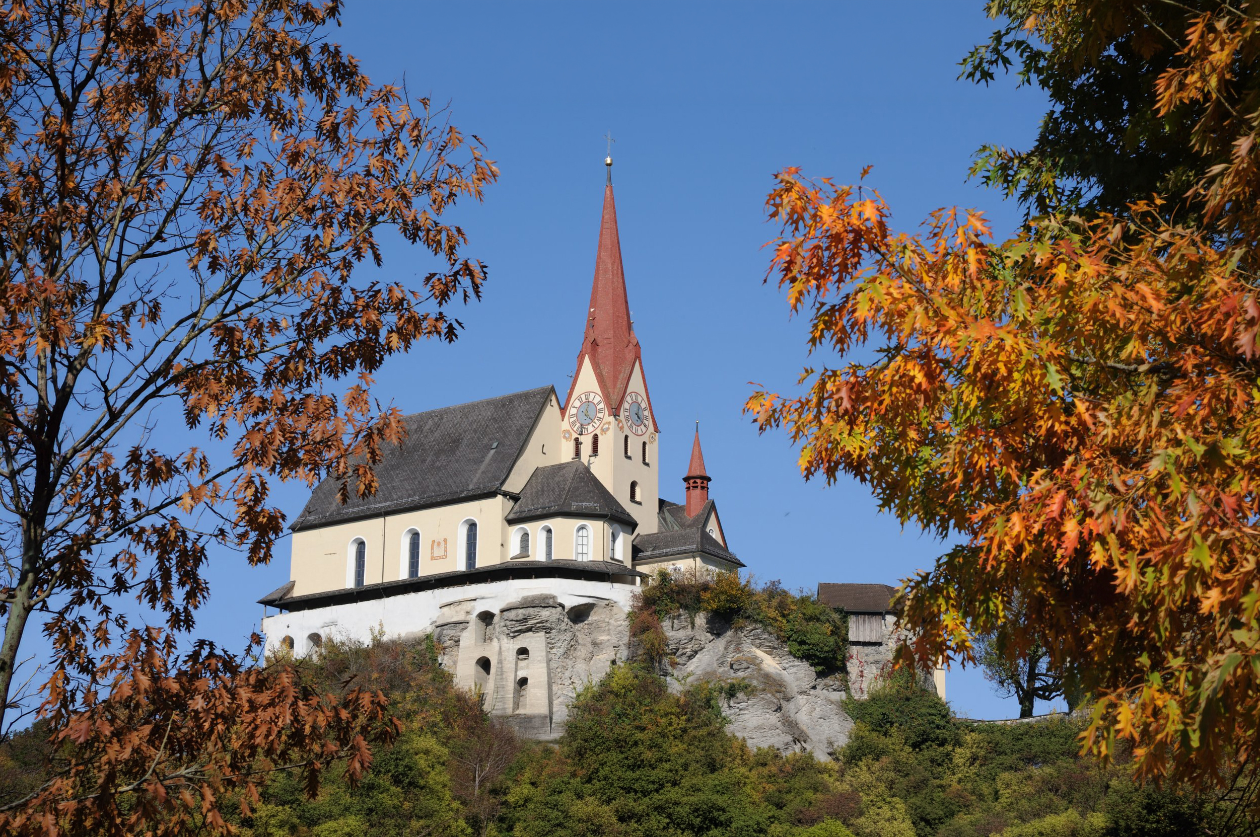 Basilika Rankweil im Herbst